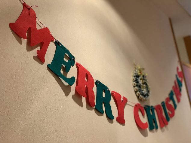 Christmas,クリスマス,デコレーション,飾り付け,五反田校,英会話